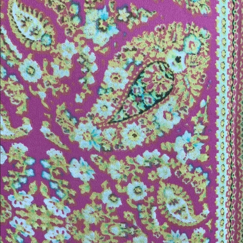 Rose & Olive sleeveless paisley / floral print top - Picture 5 of 6